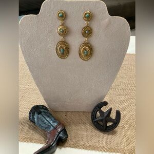EARRINGS GOLD WESTERN